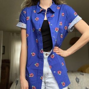 Wildfang - SS Button Up  - XS